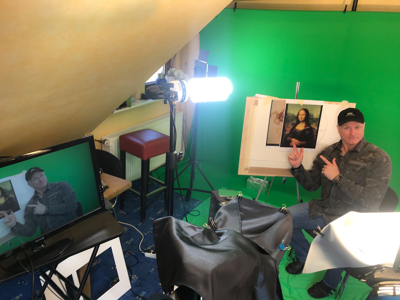 Behind the scenes